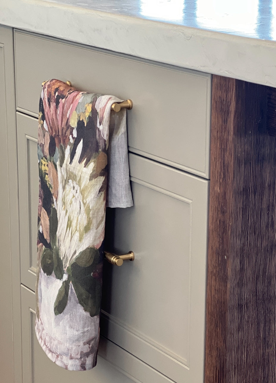 King Proteas and Banksias Tea Towels
