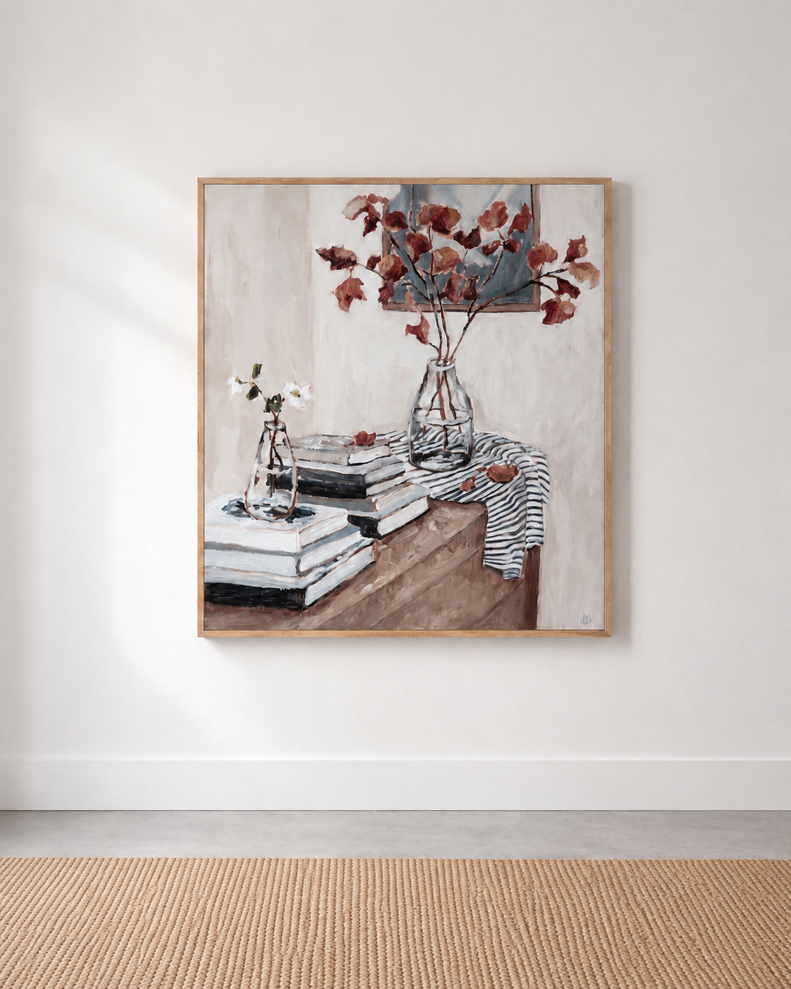 Table Study with Autumn Leaves