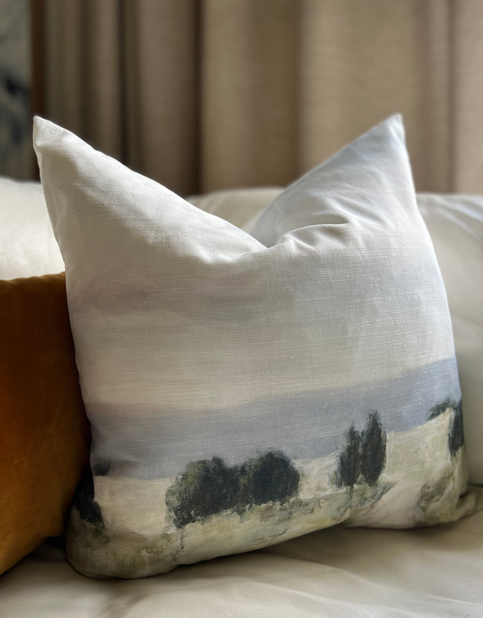 Belgian linen cushion by Jeannie