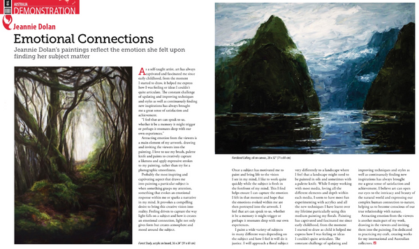 Articles in International Artist Magazine, Paintings,Demonstrations