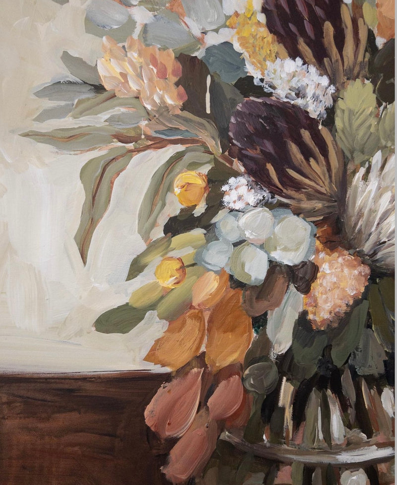 Banksias and king Protea