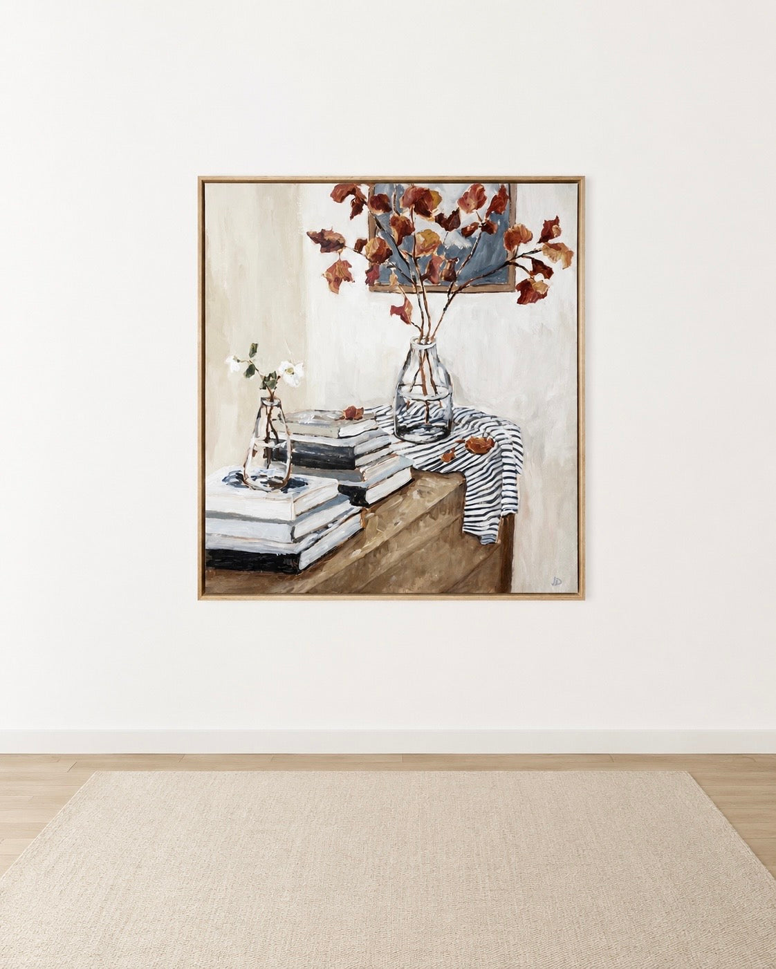Table Study with Autumn Leaves